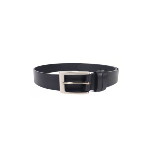 Classic Dual Loop Black 35mm Men's Belt Full Grain Leather