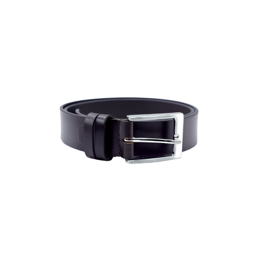 Classic Dual Loop Havana Brown Men's Belt Full Grain Leather