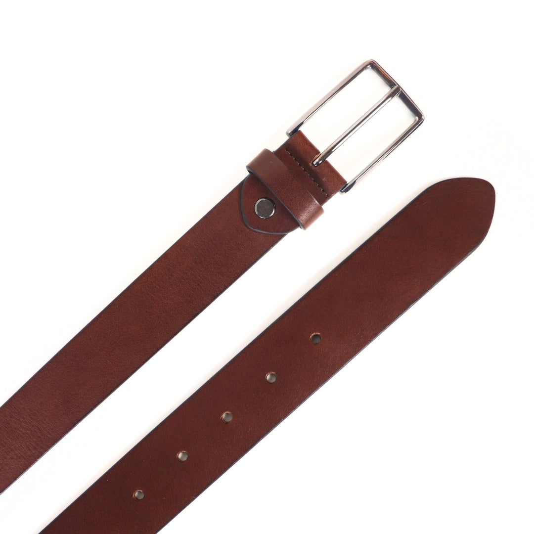 Verona Brown Men's Belt 35mm - Italian Full Grain Leather