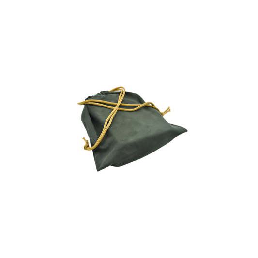 Suede Pouch Khaki Green - Pack of 2