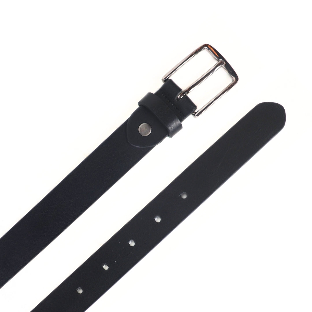 Milano Black Unisex Belt 30mm - Italian Full Grain Leather