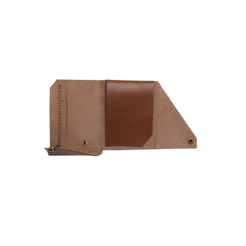 Unisex Minimal Full Opener Wallet Full Grain Leather