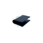 Minimal Bi Fold Card Holder Black Full Grain Leather - Pack of 2