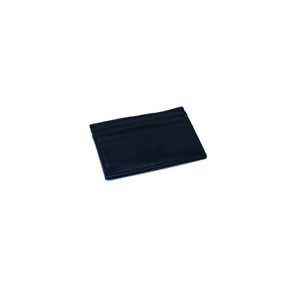 Minimal Card Holder Black Full Grain Leather - Pack of 2