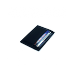 Minimal Card Holder Black Full Grain Leather - Pack of 2