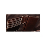 Legacy Duffel Bag with Travel Tag - Cherry Tone Full Grain Leather