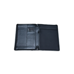 Signature Document Folder Black Full Grain Leather
