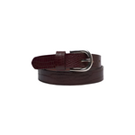 Women's Belt Slim Croc Full Grain Leather