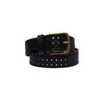 Punch Hole Style Men's Belt Full Grain Leather