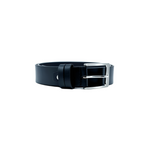 Classic Dual Loop Black Men's Belt Full Grain Leather