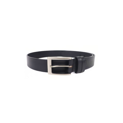 Classic Dual Loop Black 35mm Men's Belt Full Grain Leather