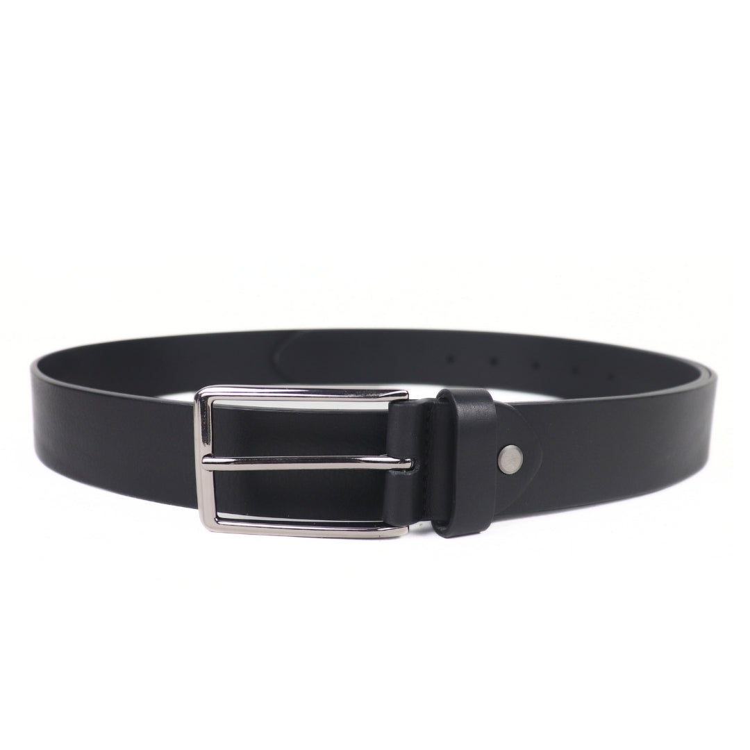 Milano Black Men's Belt 35mm - Italian Full Grain Leather
