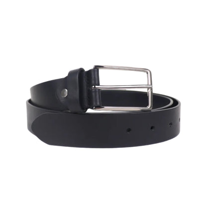 Milano Black Men's Belt 35mm - Italian Full Grain Leather