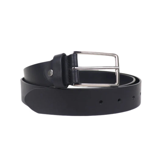 Milano Black Men's Belt 35mm - Italian Full Grain Leather