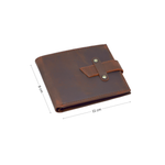 Loop Lock Dust Brown Full Grain Leather Wallet