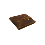 Loop Lock Oil Brown Wallet Full Grain Leather