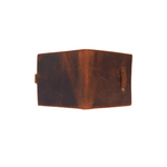 Loop Lock Oil Brown Wallet Full Grain Leather