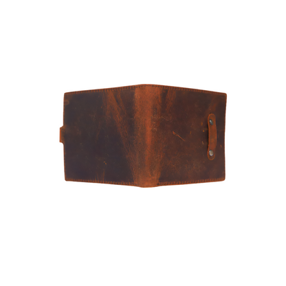 Loop Lock Oil Brown Wallet Full Grain Leather