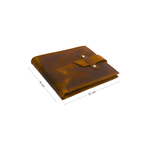Loop Lock Oil Brown Wallet Full Grain Leather