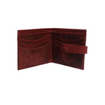 Loop Lock Oil Cherry Wallet Full Grain Leather