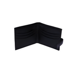 Loop Lock Saffiano Black Full Grain Leather Wallet