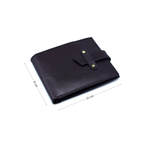 Loop Lock Saffiano Sable Full Grain Leather Wallet