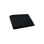 Minimal Bi-Fold Dust Black Wallet Full Grain Leather