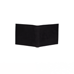 Minimal Bi-Fold Dust Black Wallet Full Grain Leather
