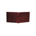 Minimal Bi-Fold Dust Cherry Full Grain Leather Wallet