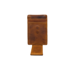 Slim Money Clipper Tan Brown Wallet