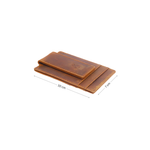 Slim Money Clipper Tan Brown Wallet