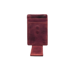 Slim Money Clipper Oil Cherry Wallet