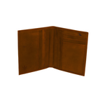 Standing Bi-Fold Dust Brown Full Grain Leather Wallet