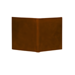 Standing Bi-Fold Dust Brown Full Grain Leather Wallet