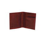Standing Bi-Fold Dust Cherry Full Grain Leather Wallet