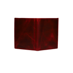 Standing Bi-Fold Oil Cherry Full Grain Leather Wallet