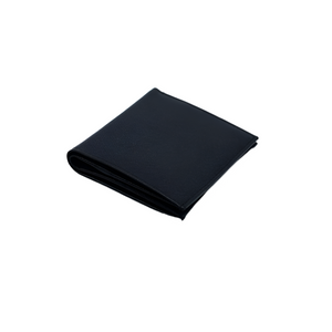 Standing Bi-Fold Saffiano Black Full Grain Leather Wallet