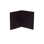 Standing Bi-Fold Saffiano Sable Full Grain Leather Wallet