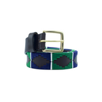 Unisex Polo Belt Emerald Full Grain Leather