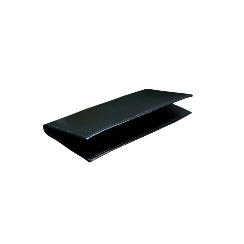 Passport Holder Black Full Grain Leather