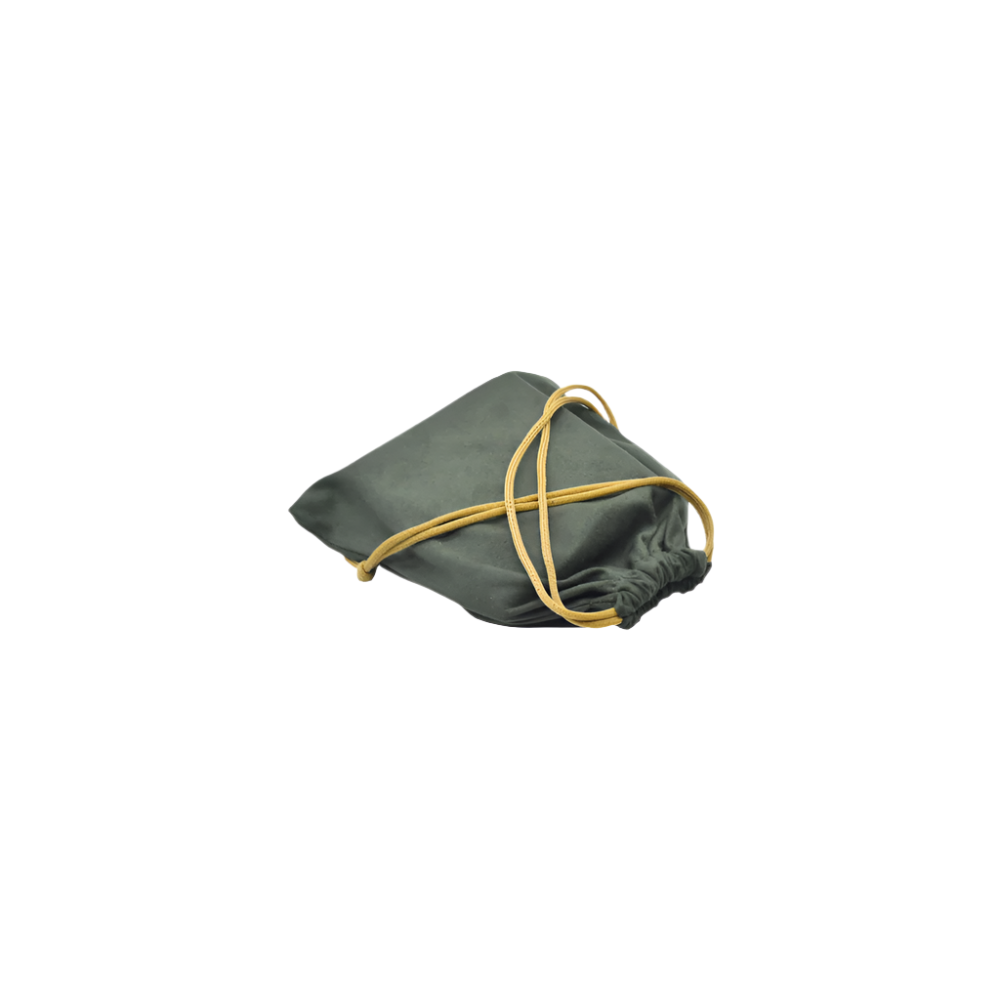 Suede Pouch Khaki Green - Pack of 2