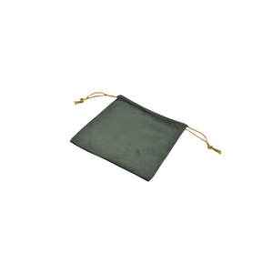 Suede Pouch Khaki Green - Pack of 3