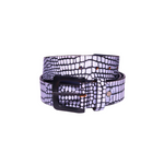 Unisex Belt Gator Tone Full Grain Leather