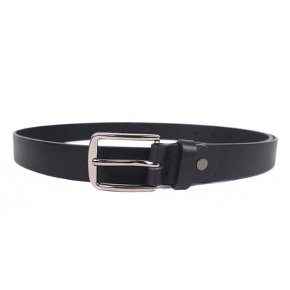 Milano Black Unisex Belt 30mm - Italian Full Grain Leather