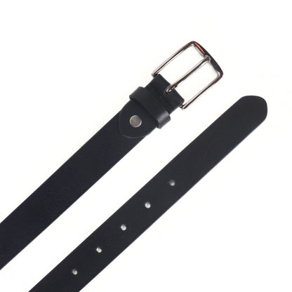Milano Black Unisex Belt 30mm - Italian Full Grain Leather