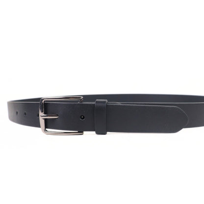 Milano Black Unisex Belt 30mm - Italian Full Grain Leather