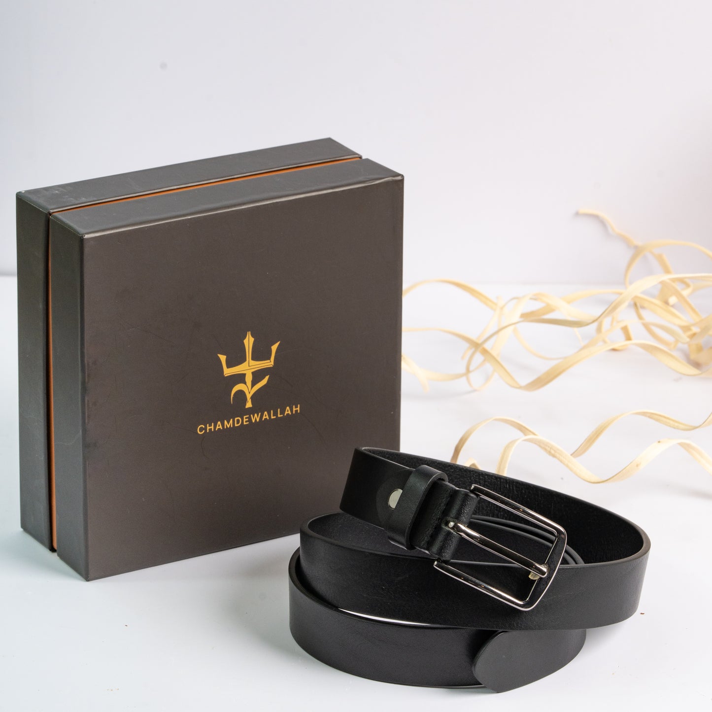 Milano Black Unisex Belt 30mm - Italian Full Grain Leather