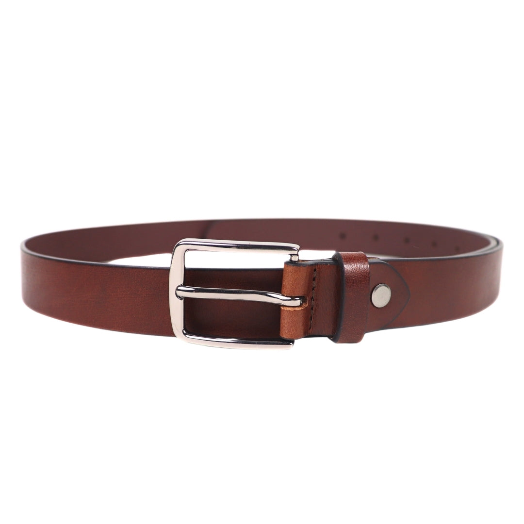 Verona Brown Unisex Belt 30mm - Italian Full Grain Leather