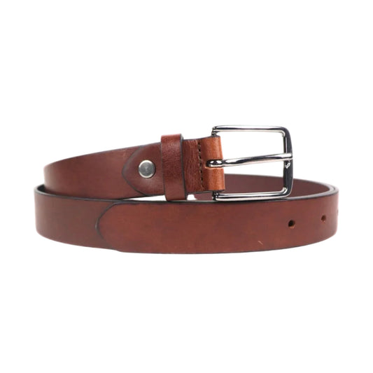 Verona Brown Unisex Belt 30mm - Italian Full Grain Leather