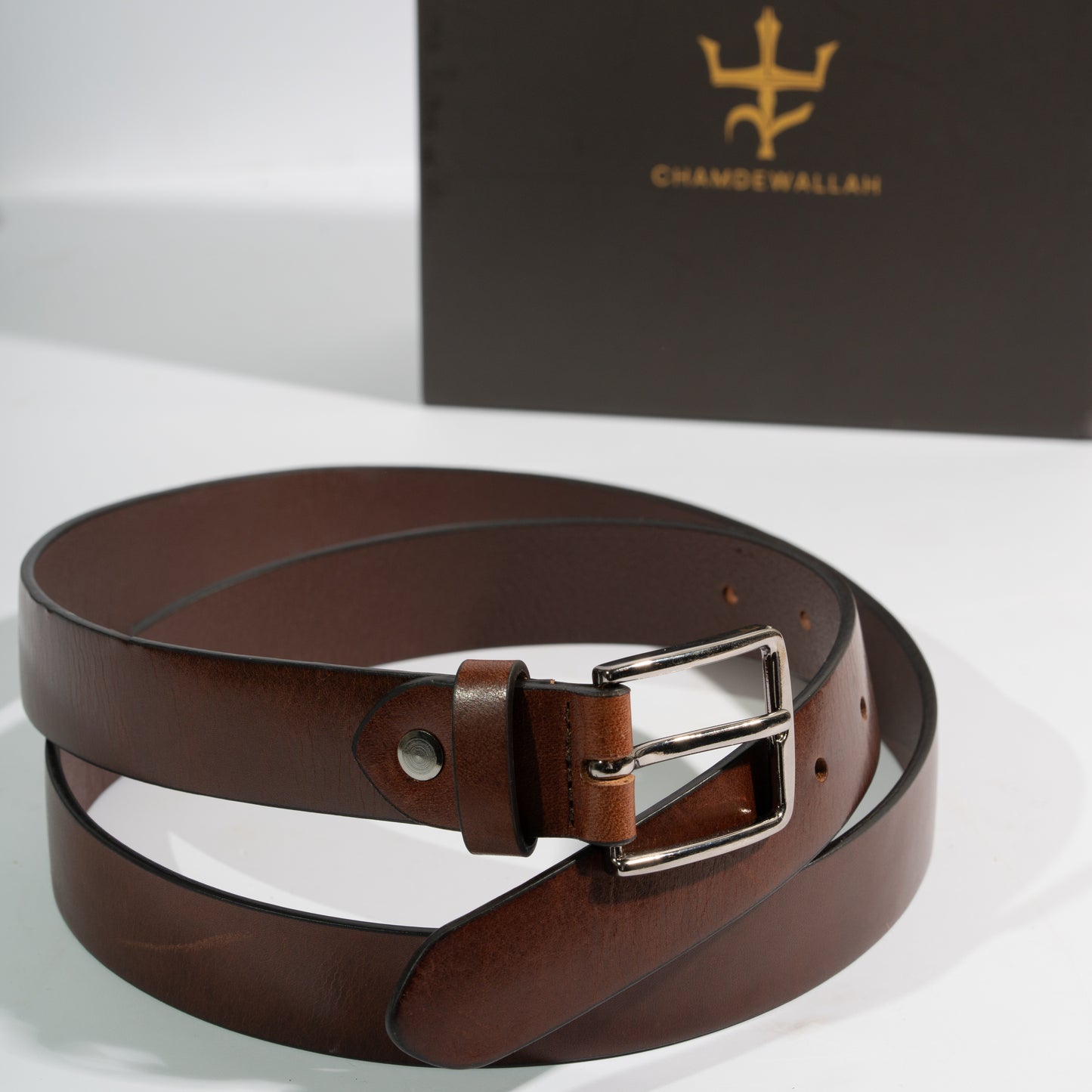 Verona Brown Unisex Belt 30mm - Italian Full Grain Leather
